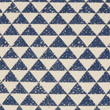Mina Victory Life Styles Printed Triangles Indigo 20" X 20" Throw Pillow