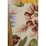 Nourison Fantasy Botanical Ivory 1'9" x 2'9" Area -Rug, Easy -Cleaning, Non Shedding, Bed Room, Living Room, Dining Room, Kitchen (2x3)