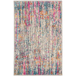 Nourison Passion Abstract Ivory/Multi 1'10" x 2'10" Area -Rug, Easy -Cleaning, Non Shedding, Bed Room, Living Room, Dining Room, Kitchen (2x3)" }