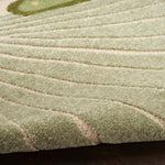 Nourison Aloha Indoor/Outdoor Green Yellow 2'3" x 8' Area Rug, Easy Clean, Non Shedding, Bed Room, Living Room, Dining Room, Backyard, Patio, Deck (2x8)