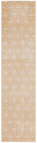 Nourison Essentials Indoor/Outdoor Beige Ivory 2'2" x 7'6" Area -Rug, Easy -Cleaning, Non Shedding, Bed Room, Living Room, Dining Room, Backyard, Deck, Patio (2x8)