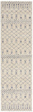 Nourison Royal Moroccan Farmhouse Beige Blue 2'2" x 7'6" Area Rug, Easy Cleaning, Non Shedding, Bed Room, Living Room, Dining Room, Kitchen (2x8)