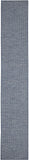 Nourison Positano Indoor/Outdoor Navy Blue 2'2" x 12' Area Rug, Easy Cleaning, Non Shedding, Bed Room, Living Room, Dining Room, Backyard, Deck, Patio (2x12)