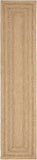 Nourison Natural Seagrass Natural 2'3" x 8' Area Rug - Easy Clean, Non Shedding, Bed Room, Living Room, Dining Room, Kitchen (8' Runner)