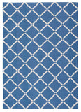 Nourison Home & Garden Indoor/Outdoor Navy 4'4" x 6'3" Area -Rug, Easy -Cleaning, Non Shedding, Bed Room, Living Room, Dining Room, Kitchen (4x6)