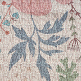 Nourison Washables Floral Cream Multicolor 4' x 6' Area -Rug, Easy -Cleaning, Non Shedding, Bed Room, Living Room, Dining Room, Kitchen (4x6)