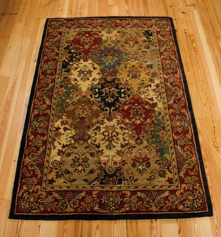 Nourison India House Traditional Multicolor 2'6" x 4' Area Rug, Easy Clean, Non Shedding, Bed Room, Living Room, Dining Room, Kitchen (2x4)