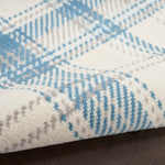 Nourison Grafix Farmhouse Ivory Blue 2'3" x 7'6" Area -Rug, Easy -Cleaning, Non Shedding, Bed Room, Living Room, Dining Room, Kitchen (2x8)