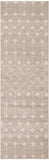 Nourison Grafix Beige 2'3" x 12' Area Rug - Easy Clean, Non Shedding, Bed Room, Living Room, Dining Room, Kitchen (12' Runner)
