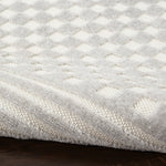 Nourison Casual Light Grey 2' x 6' Area Rug Easy Clean, Non Shedding, Bed Room, Living Room, Dining Room, Kitchen (6' Runner)