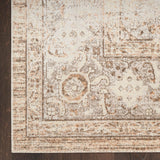 Nourison Astra Machine Washable Beige 2'2" x 4' Area Rug, Easy Clean, Non Shedding, Bed Room, Living Room, Dining Room, Kitchen (2' x 4')