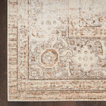 Nourison Astra Machine Washable Beige 5'3" x 7' Area Rug, Easy Clean, Non Shedding, Bed Room, Living Room, Dining Room, Kitchen (5' x 7')