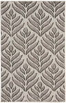 Nourison Aloha Indoor/Outdoor Charcoal 2'8" x 4' Area Rug, Easy Cleaning, Non Shedding, Bed Room, Living Room, Dining Room, Backyard, Deck, Patio (3x4)