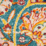 Nourison Passion Navy Multicolor 1'10" x 2'10" Area -rug, Farmhouse, Transitional, Bed Room, Living Room, Dining Room, Kitchen, Easy -cleaning, Non Shedding, (2' x 3')