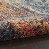 Nourison Celestial Multicolor 2'2" x 3'9" Area Rug, Abstract, Non Shedding, Easy Cleaning Bed Room, Living Room, Dining Room, Kitchen, (2' x 4')