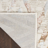 Nourison Glam Chevron Multicolor 2'3" x 7'6" Area -Rug, Easy -Cleaning, Non Shedding, Bed Room, Living Room, Dining Room, Kitchen (2x8)