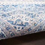 Nourison Vintage Home Bohemian Beige Blue 6' x 9' Area -Rug, Easy -Cleaning, Non Shedding, Bed Room, Living Room, Dining Room, Backyard, Deck, Patio (6x9)