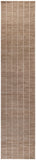 Nourison Serenity Home Geometric Mocha Ivory 2'2" x 7'6 Area -Rug, Easy -Cleaning, Non Shedding, Bed Room, Living Room, Dining Room, Backyard, Deck, Patio (2x8)