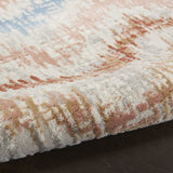 Nourison Elation Abstract Ivory Multicolor 5'3" x 7'3" Area -Rug, Easy -Cleaning, Non Shedding, Bed Room, Living Room, Dining Room, Kitchen (5x7)