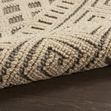 Nourison Elwood Mocha 4' x 6'2" Area Rug, Modern, Moroccan, Easy Cleaning, Non Shedding, Bed Room, Living Room, Dining Room, Kitchen, (4' x 6')
