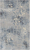 Nourison Somerset 3' x 4' Gray and Blue Fabric Bohemian Area Rug (3' x 4')
