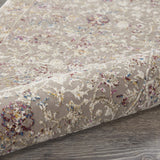 Nourison Vintage Vita Grey/Multi 2'2" x 7'6" Area Rug (8' Runner), 2'2"X7'6",