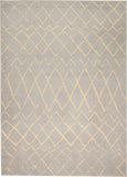 Nourison Grafix Contemporary Grey 5'3'' x 7'3'' Area-Rug, Easy-Cleaning, Non Shedding, Bed Room, Living Room, Dining Room, Kitchen (5x7)