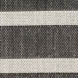 Nourison Positano Indoor/Outdoor Black Ivory 4' x 6' Area Rug, Easy Clean, Non Shedding, Bed Room, Living Room, Dining Room, Deck, Backyard, Patio (4x6)
