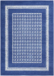 Nourison Whimsicle Geometric Navy 6' x 9' Area Rug, Easy Cleaning, Non Shedding, Bed Room, Living Room, Dining Room, Kitchen (6x9)