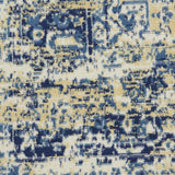 Nourison Grafix White 5'3'' x 7'3'' Traditional Area-Rug, Modern, Easy-Cleaning, Non Shedding, Bed Room, Living Room, Dining Room, Kitchen (5x7)