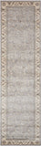 Nourison Somerset (ST02) Silver Runner Area Rug, 2-Feet by 5-Feet 9-Inches (2' x 5'9")
