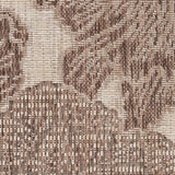 Nourison Garden Oasis Indoor/Outdoor Natural 4' x 6' Area Rug, Easy Cleaning, Non Shedding, Bed Room, Living Room, Dining Room, Backyard, Deck, Patio (4x6)