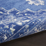 Nourison Whimsicle Traditional Navy 2' x 3' Area Rug, Easy Cleaning, Non Shedding, Bed Room, Living Room, Dining Room, Kitchen (2x3)