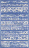 Nourison Whimsicle Tribal Light Blue Ivory 3' x 5' Area Rug, Easy Cleaning, Non Shedding, Bed Room, Living Room, Dining Room, Kitchen (3x5)