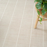 Nourison Serenity Home Geometric Ivory 5'3" x 7'3" Area -Rug, Easy -Cleaning, Non Shedding, Bed Room, Living Room, Dining Room, Backyard, Deck, Patio (5x7)