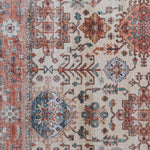 Nourison Fulton Vintage Beige/Multi 1'10" x 5' Area -Rug, Easy -Cleaning, Non Shedding, Bed Room, Living Room, Dining Room, Kitchen (2x5)