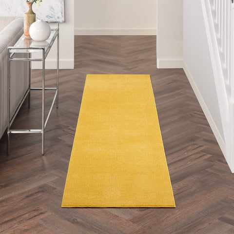 Nourison Essentials 2'2" x 10' Yellow Outdoor Indoor/Outdoor Rug