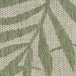Nourison Garden Oasis Ivory Green 2' x 4' Area Rug - Easy Cleaning, Non Shedding, Bed Room, Living Room, Dining Room, Kitchen (2' x 4')