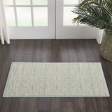 Nourison Jubilant Floral Ivory/Green 2' x 4' Area-Rug, Easy-Cleaning, Non Shedding, Bed Room, Living Room, Dining Room, Kitchen (2x4)