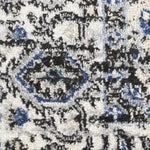 Nourison Passion Bohemian Black Ivory 1'10'' x 2'10'' Area-Rug, Easy-Cleaning, Non Shedding, Bed Room, Living Room, Dining Room, Kitchen (2x3)