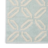 Nourison Jubilant Trellis Green 2'3" x 7'3" Area -Rug, Easy -Cleaning, Non Shedding, Bed Room, Living Room, Dining Room, Kitchen (2x7)