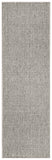 Nourison Textured Home All-Over Design Ivory Grey 2'3" x 7'6" Area Rug, Easy Clean, Non Shedding, Bed Room, Living Room, Dining Room, Kitchen (2x8)