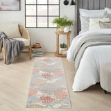 Nourison Pompeii 8' Runner Multi-Color Fabric Area Rug