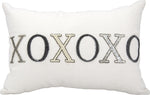 Mina Victory by Nourison Mina Victory E6303 White Decorative Pillow by Nourison, 12" X 18"