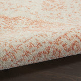 Nourison Tranquil Persian Ivory/Pink 5'3" x 7'3" Area Rug, Easy Cleaning, Non Shedding, Bed Room, Living Room, Dining Room, Kitchen (5x7)