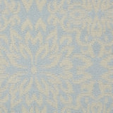 Nourison Jubilant Floral Ivory/Light Blue 2'3'' x 7'3'' Area-Rug, Easy-Clean, Non Shedding, Bed Room, Living Room, Dining Room, Kitchen (2x7)