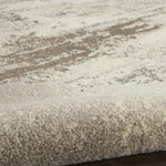 Nourison Celestial Modern Abstract Ivory/Grey 2'2" x 3'9" Area -Rug, Easy -Cleaning, Non Shedding, Bed Room, Living Room, Dining Room, Kitchen (2x4)