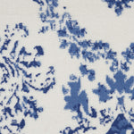 Nourison Whimsicle Damask Ivory Navy 6' x 9' Area Rug, Easy Cleaning, Non Shedding, Bed Room, Living Room, Dining Room, Kitchen (6x9)