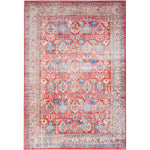Nourison Fulton Medallion Red 2' x 3' Area -Rug, Easy -Cleaning, Non Shedding, Bed Room, Living Room, Dining Room, Kitchen (2x3)