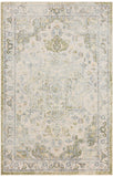 Nourison Astra Machine Washable Blue Green 3'3" x 5' Area Rug, Easy Clean, Non Shedding, Bed Room, Living Room, Dining Room, Kitchen (3' x 5')